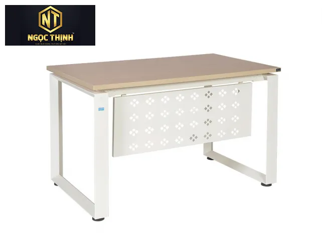 Bàn làm việc khung thép tam giác mặt gỗ Melamine HR120SC5 - HR120C5 Bàn làm việc khung thép tam giác mặt gỗ Melamine HR120SC5 - HR120C5